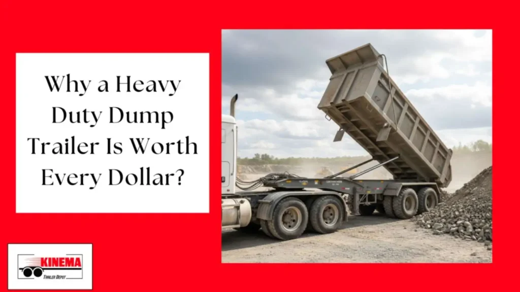 This is blog banner image of why heavy-duty dump trailers is worth evert dollar