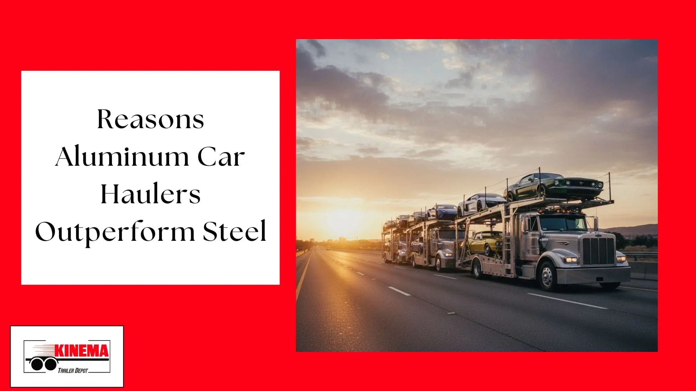 Top 7 Reasons Aluminum Car Haulers Outperform Steel