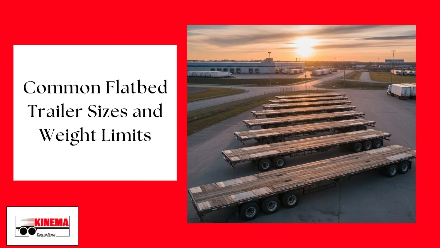 Common Flatbed Trailer Sizes and Weight Limits