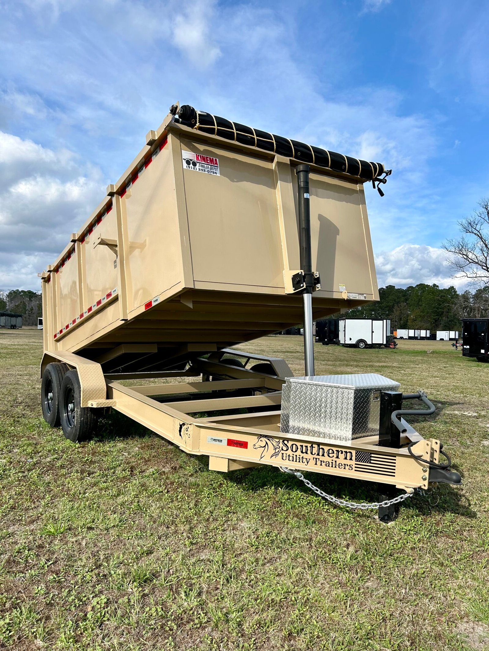 New 2024 Southern Utility 7X14TA Dump Trailer - Image 2