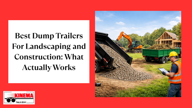 Best Dump Trailers For Landscaping and Construction: What Actually Works