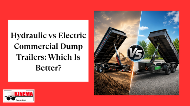 Hydraulic vs Electric Commercial Dump Trailers: Which Is Better?
