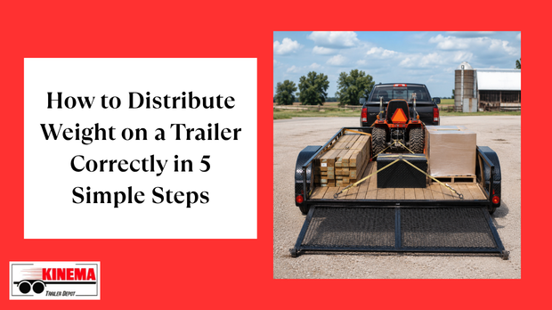 how to distribute weight on a trailer