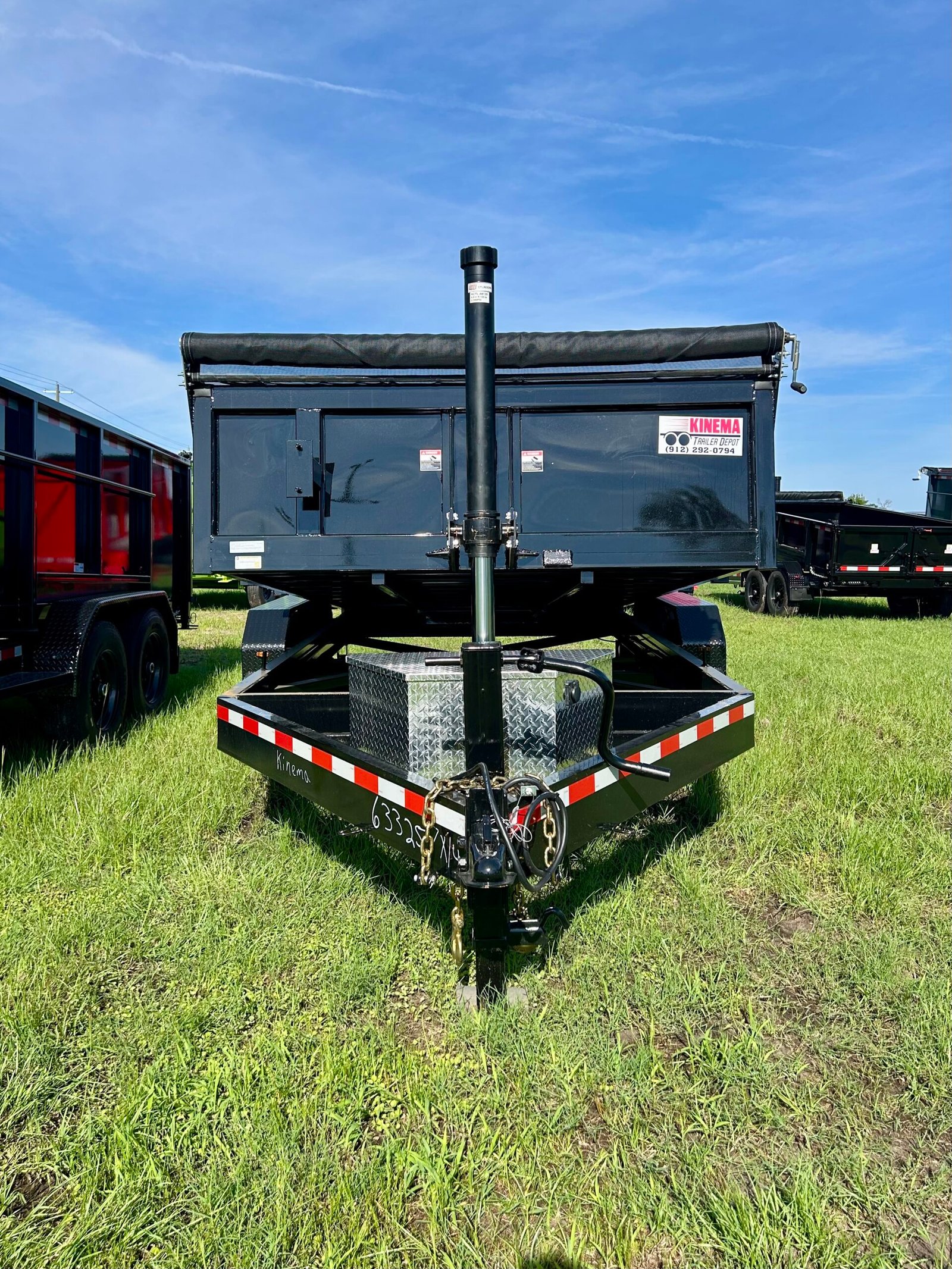 New Cynergy Cargo 7X14TA Dump Trailer - Image 1