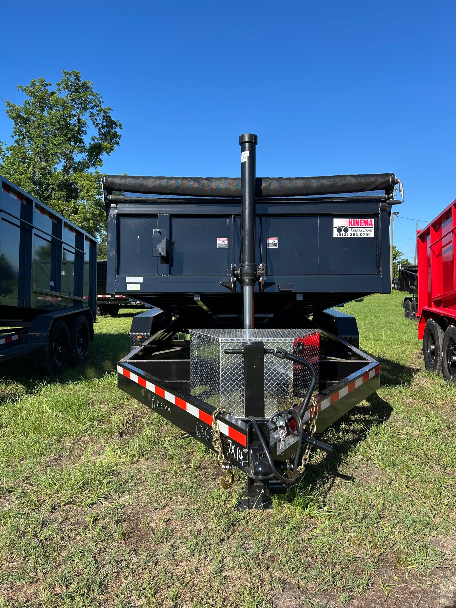 New Cynergy Cargo 7X14TA Dump Trailer - Image 1