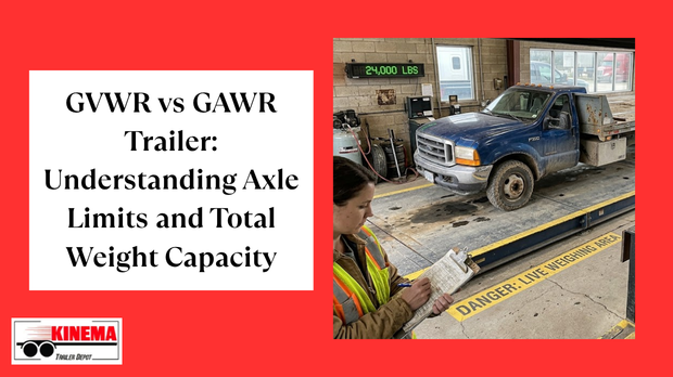 GVWR vs GAWR Trailer: Understanding Axle Limits and Total Weight Capacity