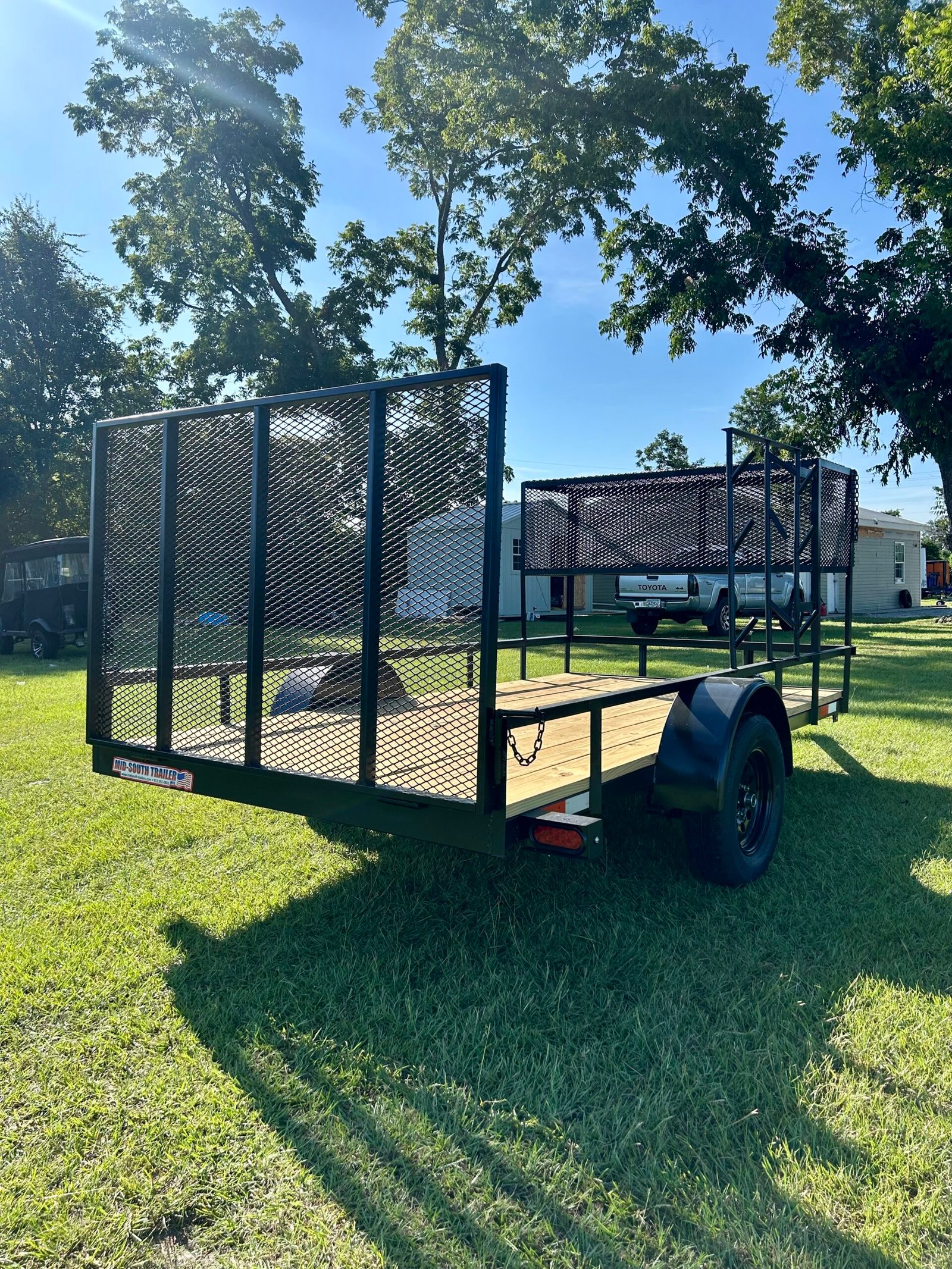 New Mid South 6x12SA Utility Tube Trailer - Image 3