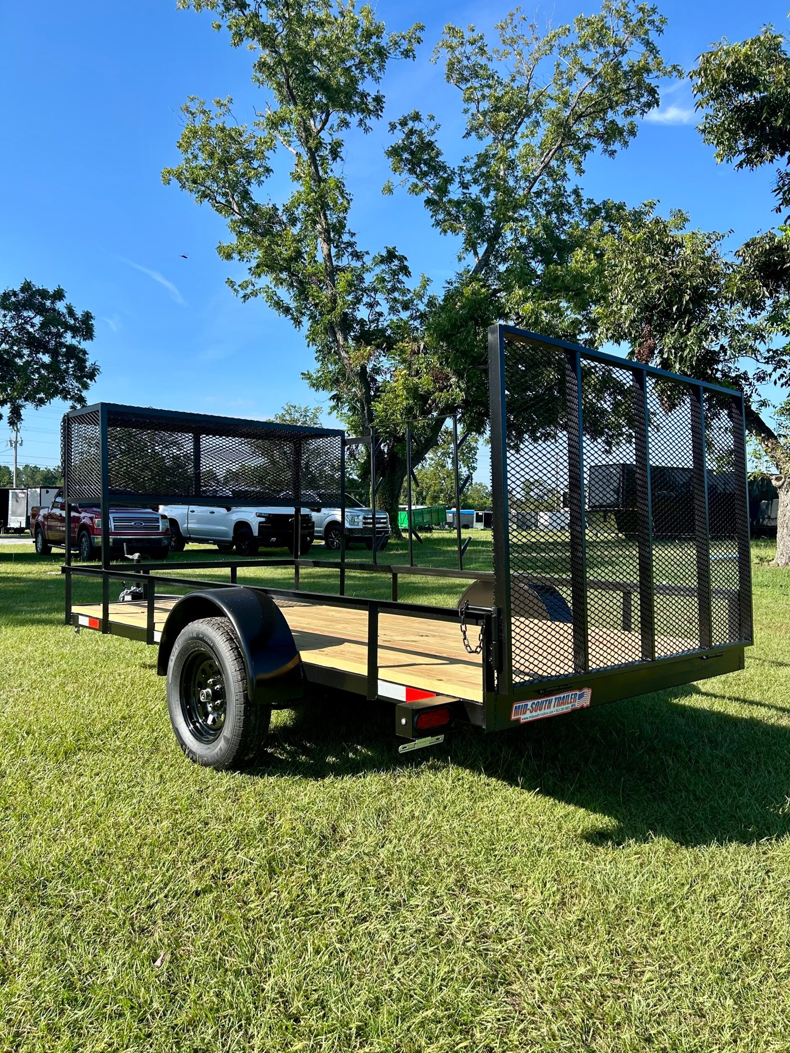 New Mid South 6x12SA Utility Tube Trailer - Image 5