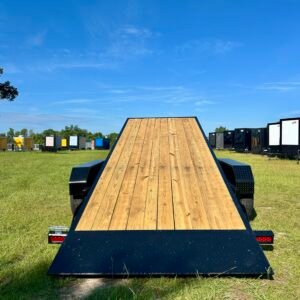 New Mid South 7x20TA14k Hydraulic Tilt Equipment Trailer - Image 5