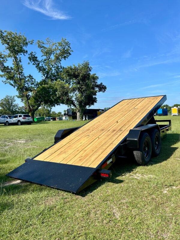 New Mid South 7x20TA14k Hydraulic Tilt Equipment Trailer