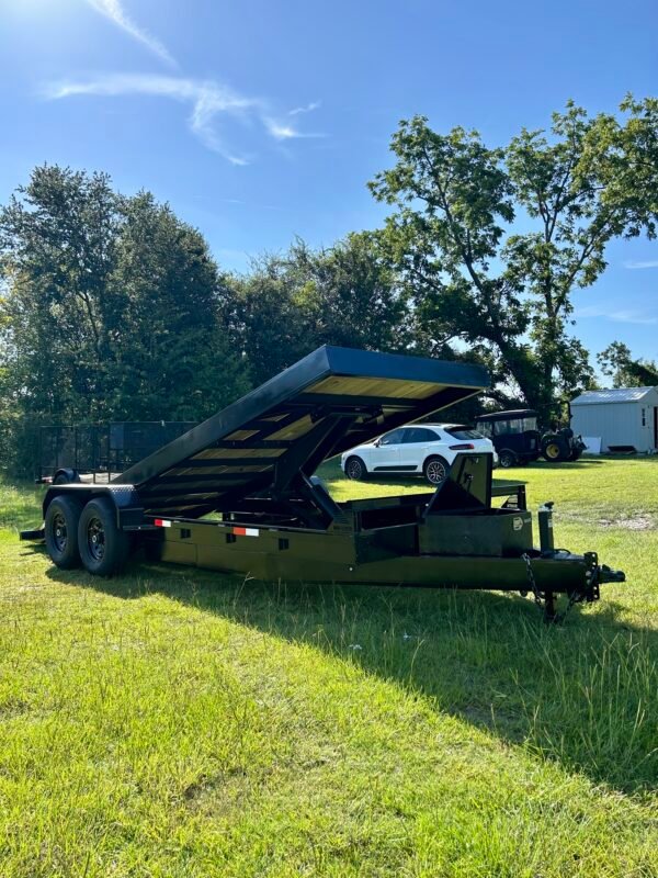 New Mid South 7x20TA14k Hydraulic Tilt Equipment Trailer